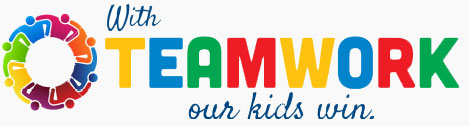 With TEAMWORK our kids win logo