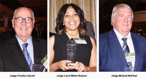Judge Prentiss Harrell, Judge Carol White-Richard and Judge Michael McPhail