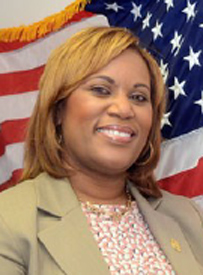 Guest speaker Corrections Commissioner Pelicia Hall