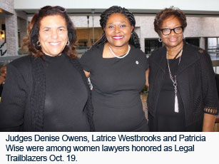 Judges Denise Owens, Latrice Westbrooks and Patricia Wise
